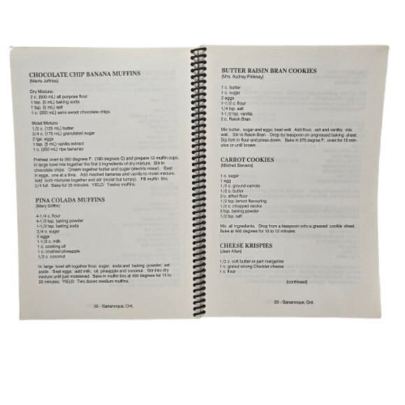 Vintage 1980s Cookbook Best of Carveth Care Center Ladies Auxiliary Gananoque ON - Picture 9 of 16